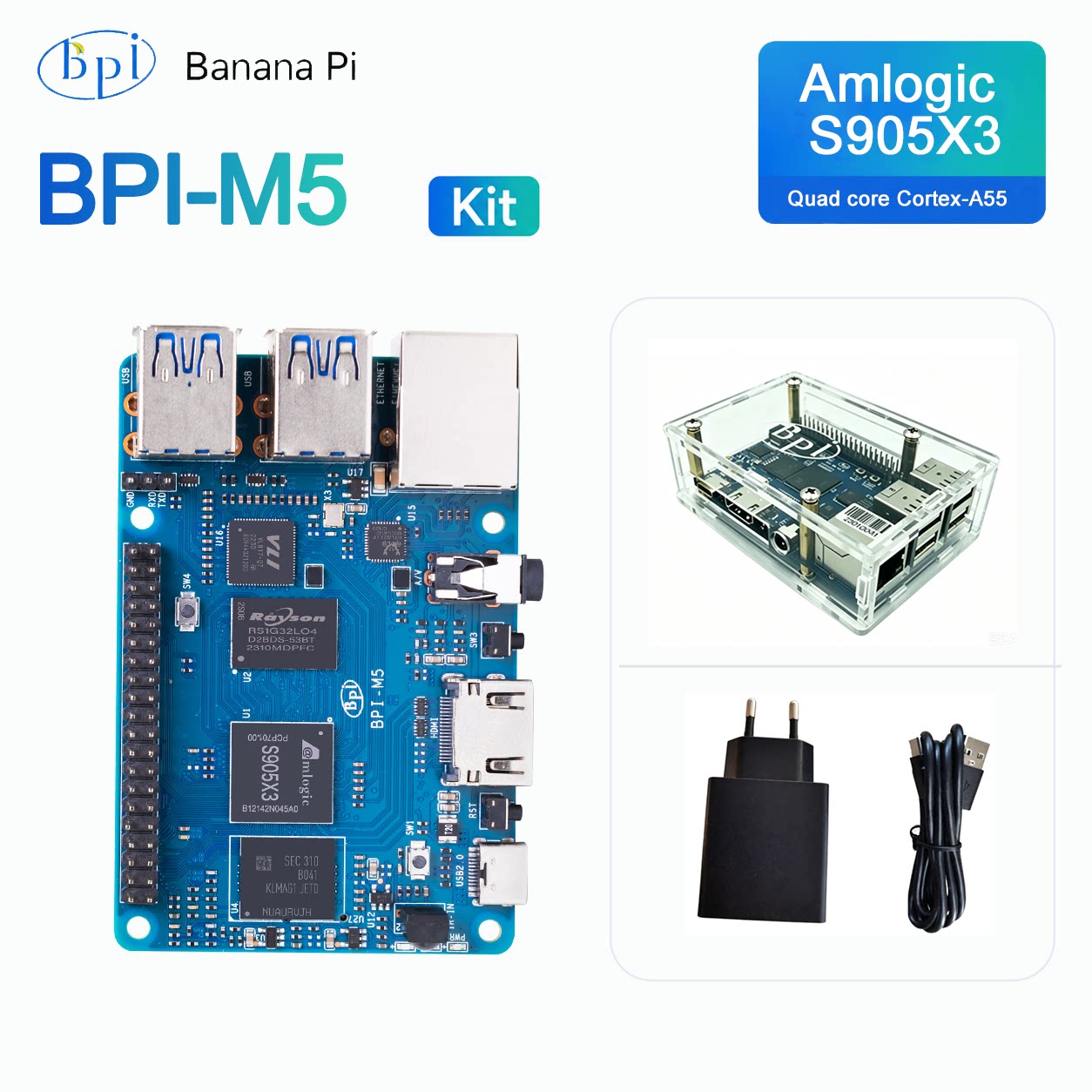 Banana Pi BPI-M5 Development B - огляд і ціна Banana Pi Bpi-M5