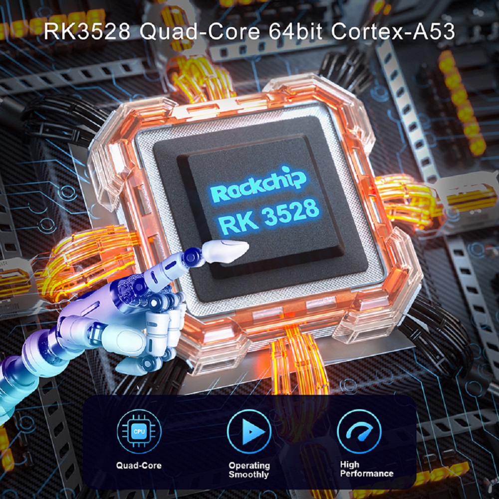 Android 16 X66 TV Box RK3528 Q - огляд і ціна Khadas Vim4 8Gb